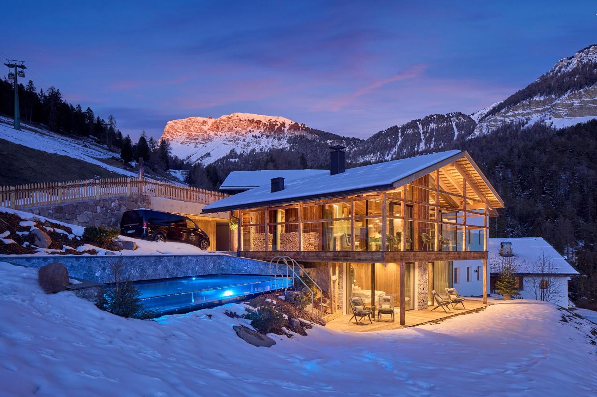 Luxury Chalet Vilaiet Ortisei Eksteriør billede